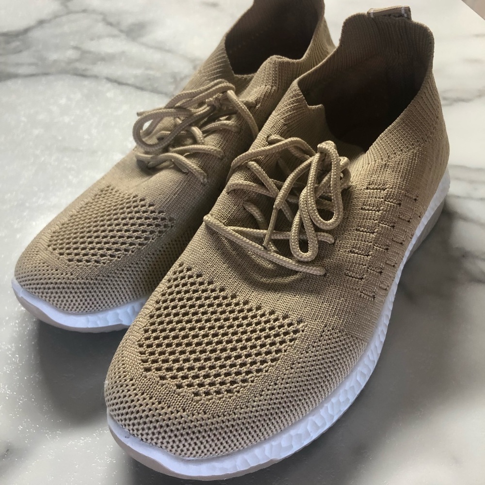 Danskin Tan Sneakers (worn once)